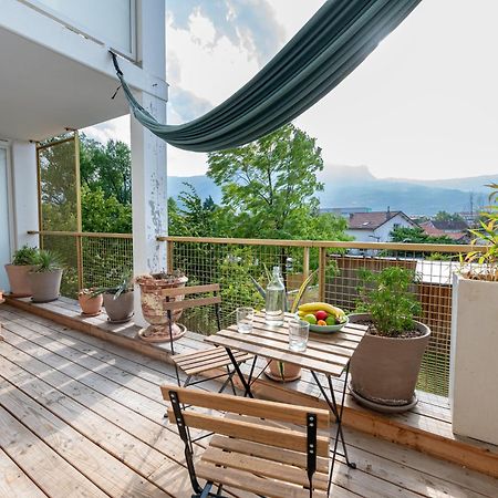 Calme Et Verdure: Vue Montagne - Terrasse - Wifi Гренобль Экстерьер фото
