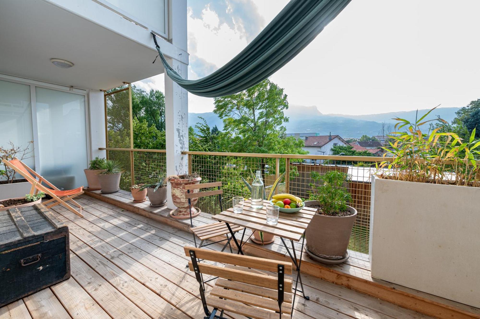 Calme Et Verdure: Vue Montagne - Terrasse - Wifi Гренобль Экстерьер фото