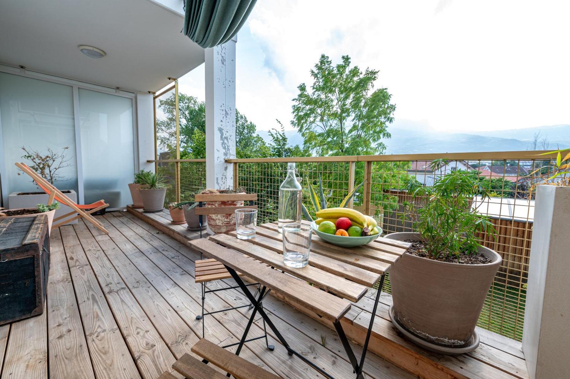 Calme Et Verdure: Vue Montagne - Terrasse - Wifi Гренобль Экстерьер фото